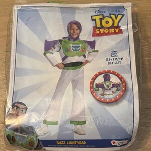 Disney Buzz Lightyear Kids Outfit - White, Green, Purple